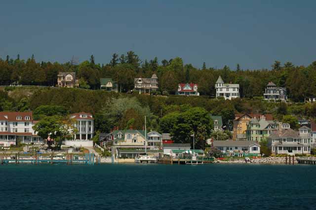 Mackinac Island from the boat